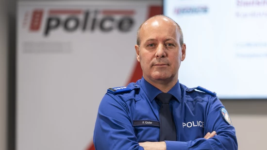 Amtsantritt unter aussergewöhnlichen Umständen: Der neue Walliser Polizeikommandant Frédéric Gisler. (Archivbild) Amtsantritt unter aussergewöhnlichen Umständen: Der neue Walliser Polizeikommandant Frédéric Gisler. (Archivbild)