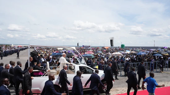 Papst Leo XIV. in Saurimo, Angola. Foto: Andrew Medichini/AP/dpa Papst Leo XIV. in Saurimo, Angola. Foto: Andrew Medichini/AP/dpa