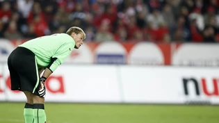 Österreichs Alexander Manninger bei einem Länderspiel im Oktober 2007 im Zürcher Letzigrund gegen den Schweiz Österreichs Alexander Manninger bei einem Länderspiel im Oktober 2007 im Zürcher Letzigrund gegen den Schweiz