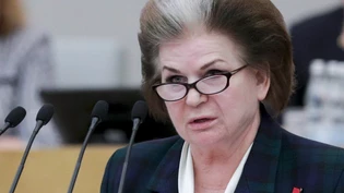 HANDOUT - Valentina Tereschkowa, Abgeordnete und erste Frau im Weltall, äußert sich während einer Sitzung vor der Abstimmung über Verfassungsänderungen in der Staatsduma. Foto: Uncredited/The State Duma, The Federal Assembly of The Russian Federation/AP… HANDOUT - Valentina Tereschkowa, Abgeordnete und erste Frau im Weltall, äußert sich während einer Sitzung vor der Abstimmung über Verfassungsänderungen in der Staatsduma. Foto: Uncredited/The State Duma, The Federal Assembly of The Russian Federation/AP…