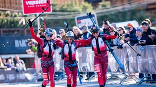 Geschlagen, aber zufrieden: Die besten Schweizer um Rémi Bonnet (links) an der Patrouille des Glaciers belegten "nur" Platz 2. Geschlagen, aber zufrieden: Die besten Schweizer um Rémi Bonnet (links) an der Patrouille des Glaciers belegten "nur" Platz 2.