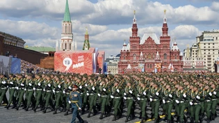ARCHIV - Russische Soldaten marschieren auf dem Roten Platz während der Militärparade zum Tag des Sieges, anlässlich des 78. Jahrestages des Endes des Zweiten Weltkriegs. Foto: Pelagia Tikhonova/M24/Moscow News Agency/AP/dpa ARCHIV - Russische Soldaten marschieren auf dem Roten Platz während der Militärparade zum Tag des Sieges, anlässlich des 78. Jahrestages des Endes des Zweiten Weltkriegs. Foto: Pelagia Tikhonova/M24/Moscow News Agency/AP/dpa